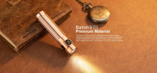 Olight Baton 3 Pro 1500 Lumen Copper Limited Edition Flashlight » Arms-Bg Оръжеен Магазин