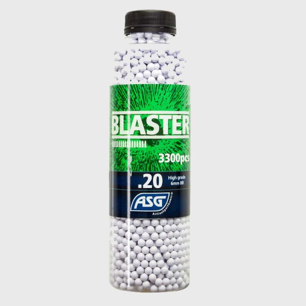 Еърсофт-Топчета-ASG-Blaster-0.20-гр.-3300-бр.-бели Airsoft Balls ASG Blaster 0.20 g. 3300 pcs. white