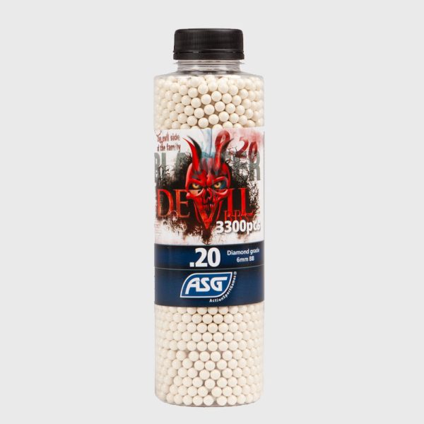 Еърсофт Топчета ASG Devil 0.20 3300 бр. бели