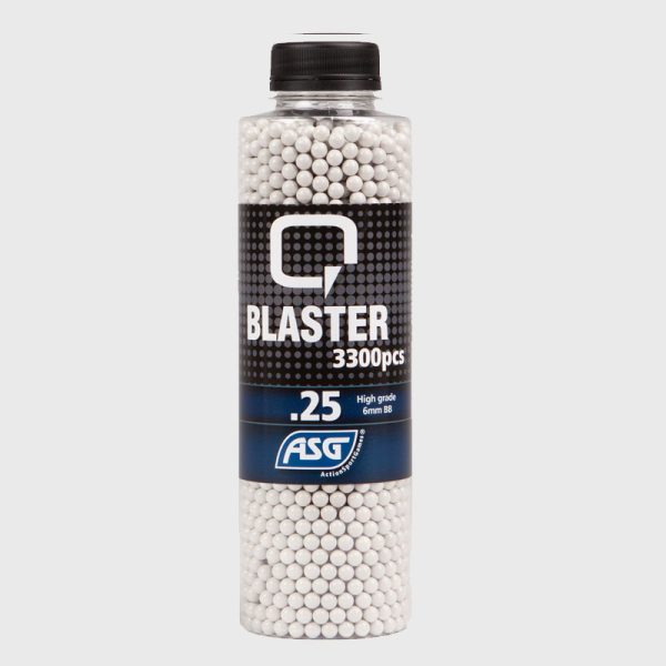 Еърсофт-Топчета-ASG-Q-Blaster-0.25-гр.-3300-бр.-бели Еърсофт Топчета ASG Q Blaster 0.25 гр. 3300 бр. бели