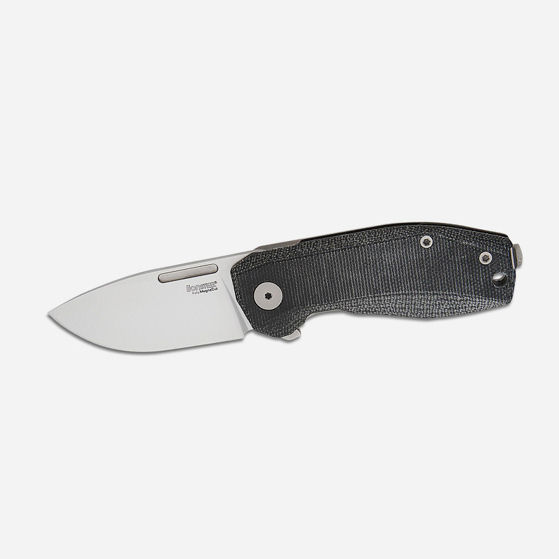 Нож LionSteel Nano MagnaCut  Black Canvas Micarta