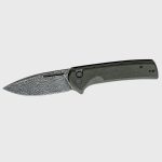 Knife Civivi Conspirator Damascus Micarta Dark Green