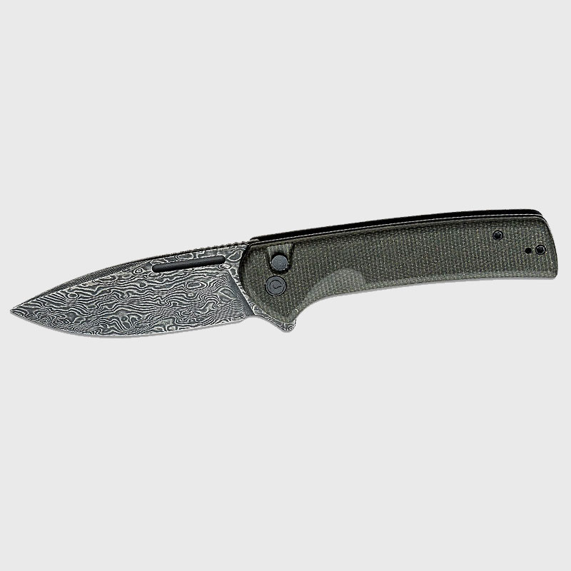 Нож Civivi Conspirator Damascus Micarta Dark Green