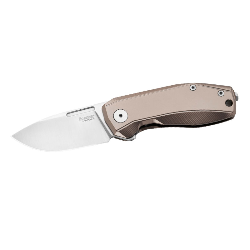 Нож LionSteel Nano MagnaCut Тitanium Bronze