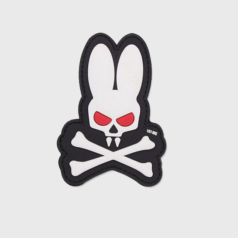 Пач 3D PVC  SKULL BUNNY