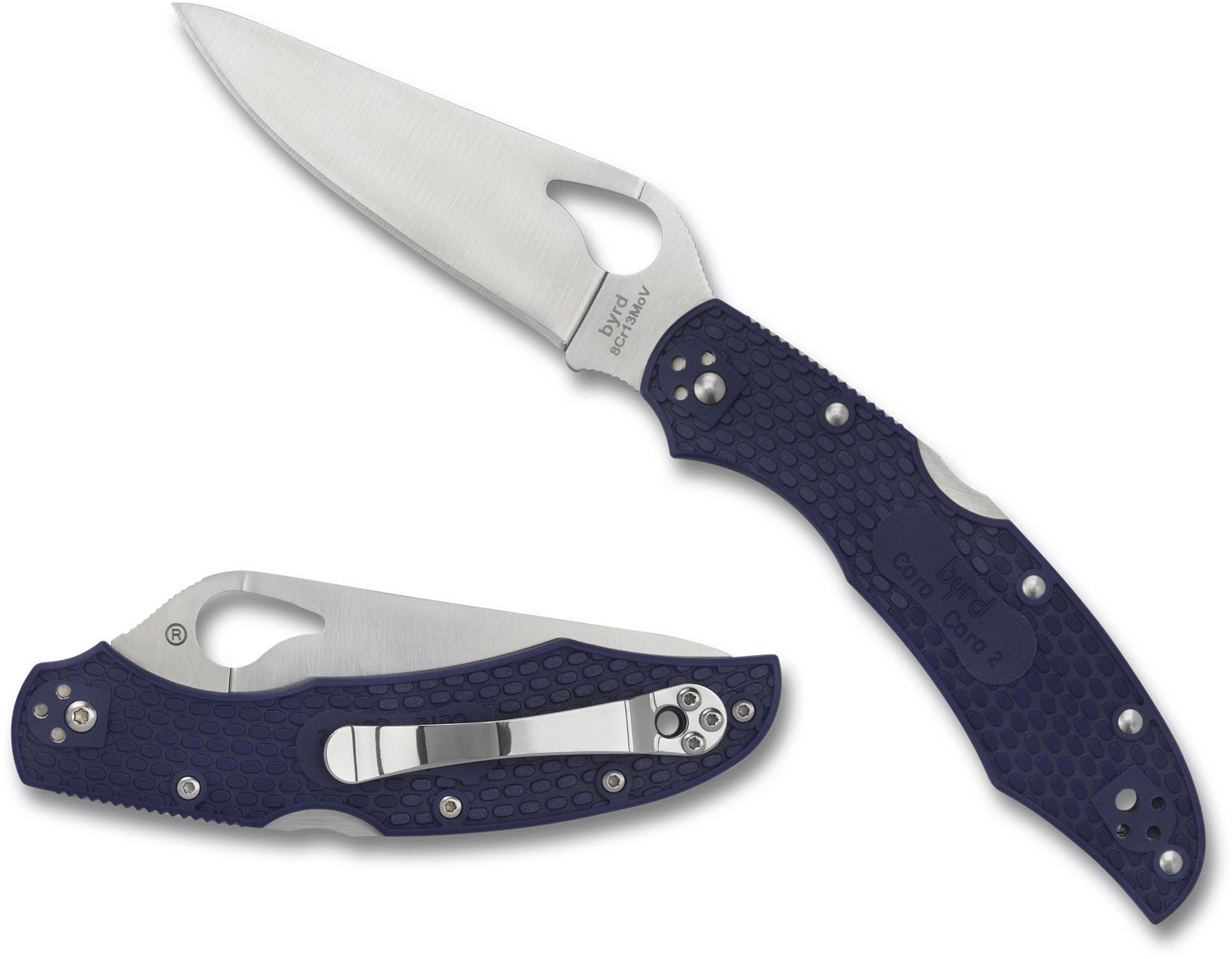 Нож Spyderco Byrd Cara Cara 2 8Cr13MoV FRN Blue