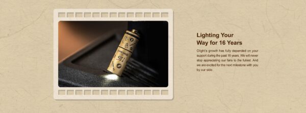 Olight i16 Flashlight, 180 Lumens, Limited Edition Brass » Arms-Bg Оръжеен Магазин
