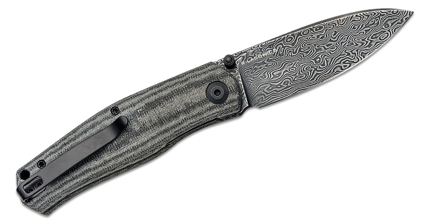 Knife Civivi SOKOKE DAMASCUS Linen Micarta Black
