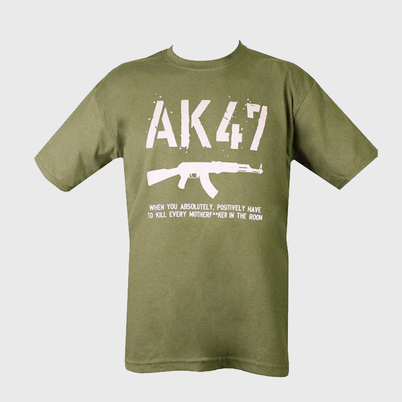 Тениска-Combat-UK-AK47-T-shirt-Olive-XL