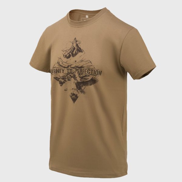 Тениска Helikon-tex MOUNTAIN STREAM U.S. BROWN