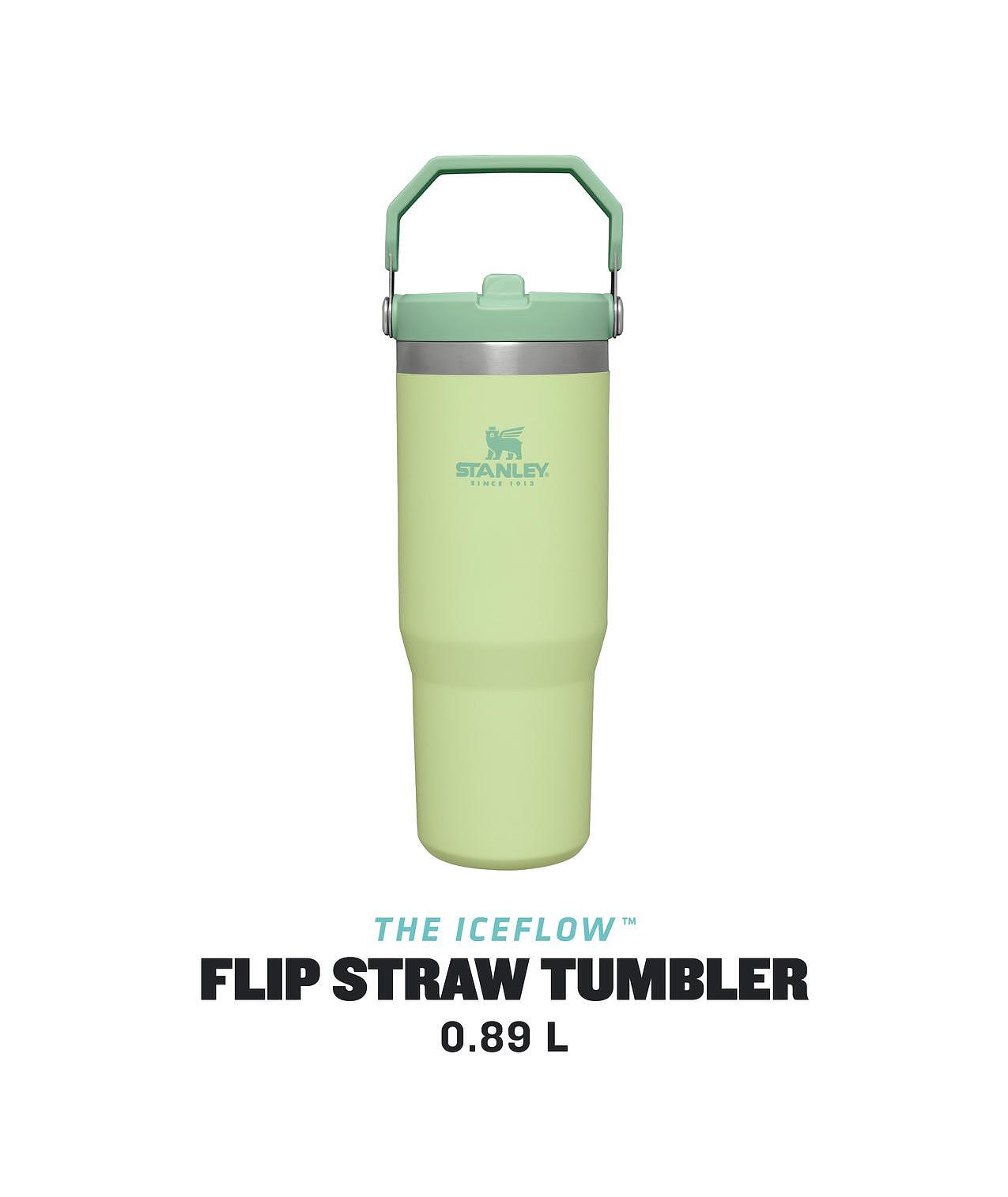 Термочаша Stanley The IceFlow – Flip Straw, 890 ml, зелена