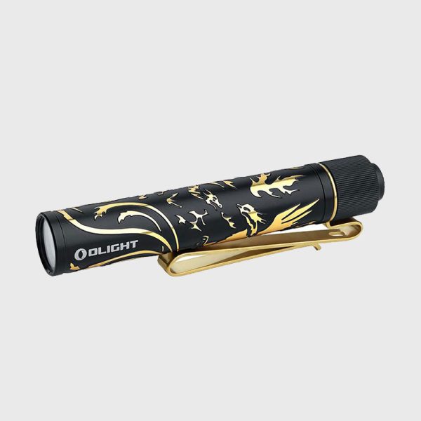 Flashlight Olight i3T 2 EOS 200 Lumens Dream Dragon & Phoenix Golden Black Limited Edition