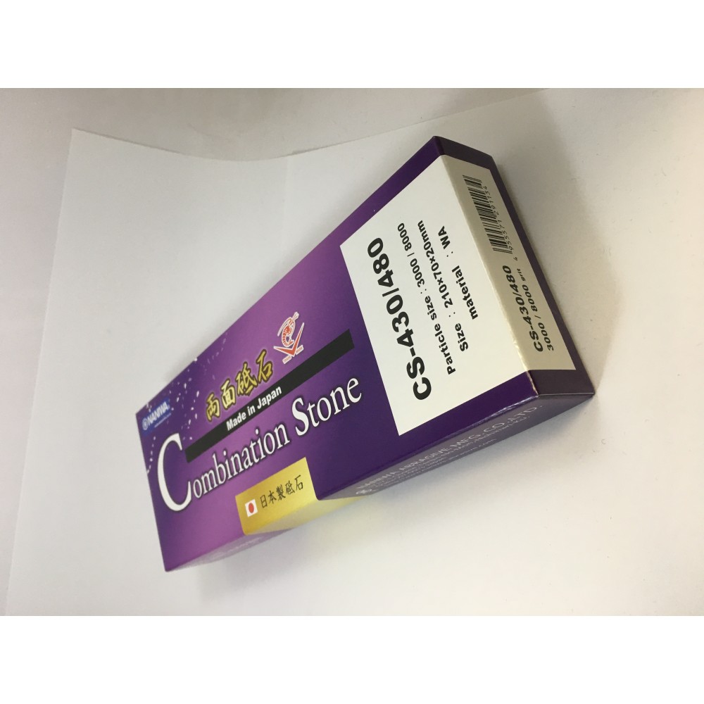 Двустранен камък за заточване NANIWA Combination Stone Grit 3000/8000 Двустранен камък за заточване NANIWA Combination Stone Grit 3000/8000