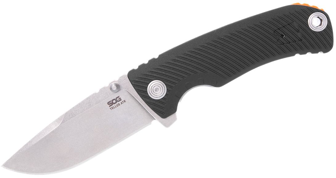 Нож SOG Tellus ATK 440 GRN Black Blaze Orange