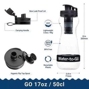 Качествена бутилка с филтър за вода 4