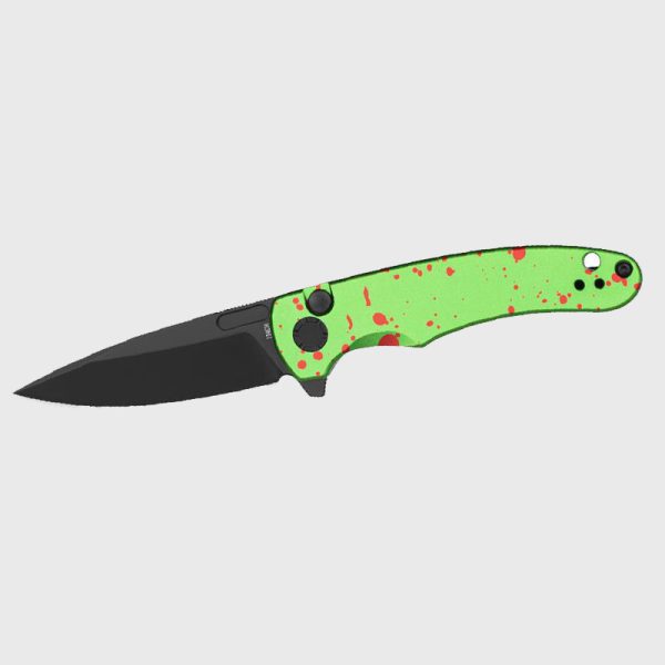Knife Olight Oknife Mettle 2 154CM Aluminum Zombie Green