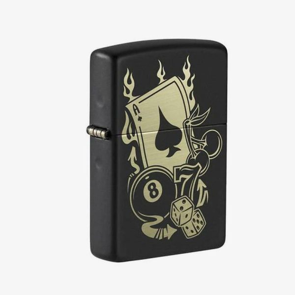 Zippo Gambling Design petrol lighter