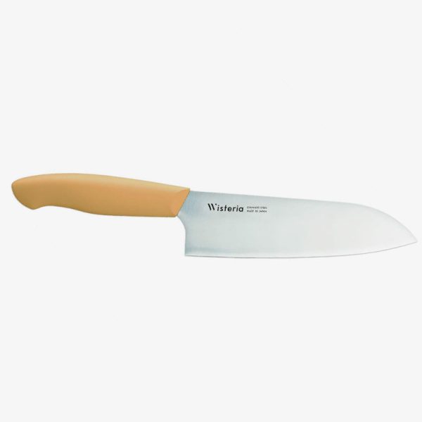 Нож-Tojiro-Fuji-Cutlery-Santoku-Wisteria-Stainless-Steel-Polypropylene-Yellow Нож Tojiro Fuji Cutlery Santoku Wisteria Stainless Steel Polypropylene Yellow