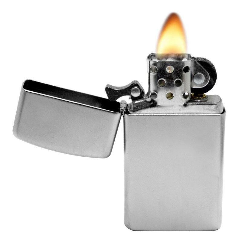 Бензинова запалка Zippo Slim Satin Chrome