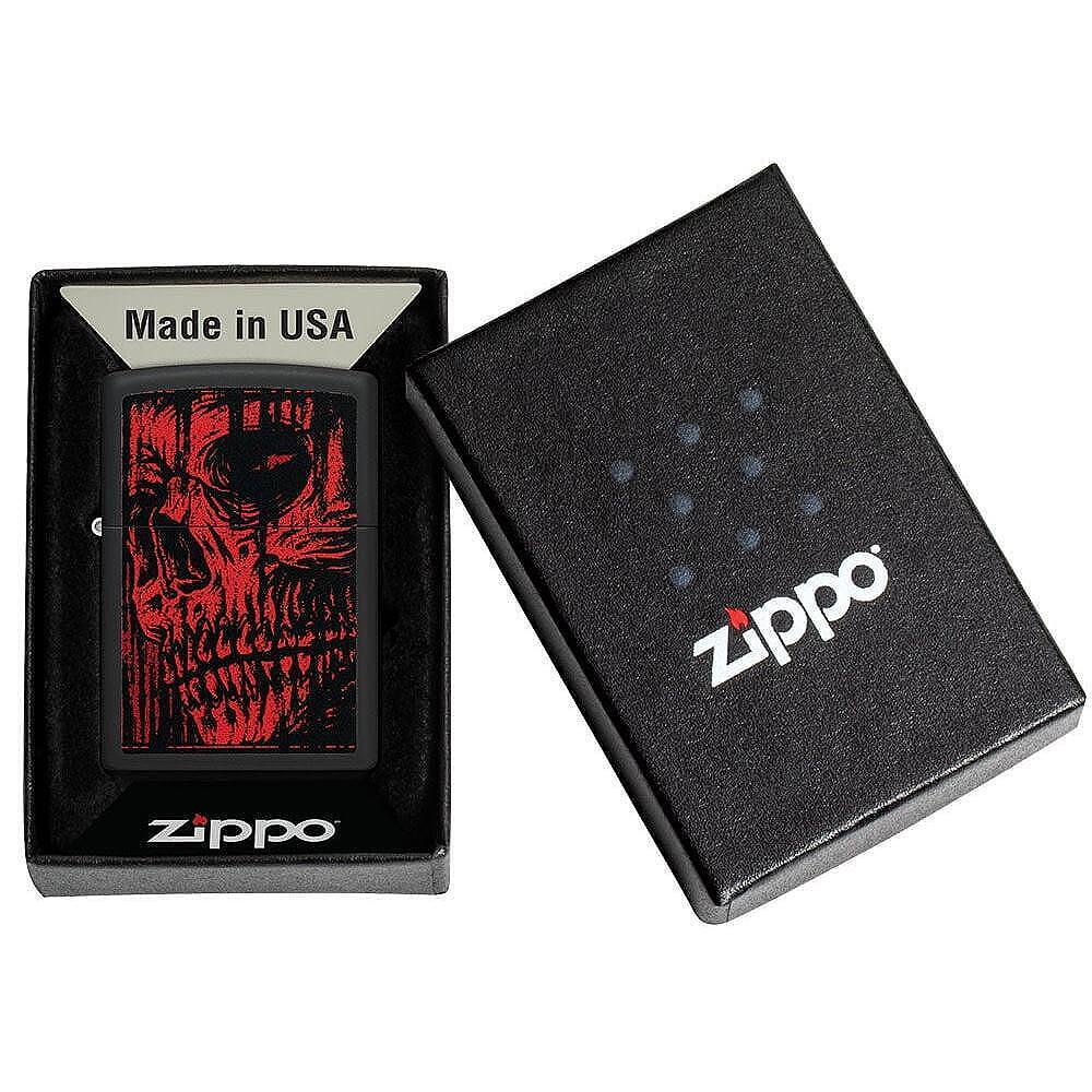 Запалка Zippo Red Skull Design 49775