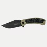 Нож-Kershaw-Faultline-8Cr13MoV-FRN-Rubber-Black-Green