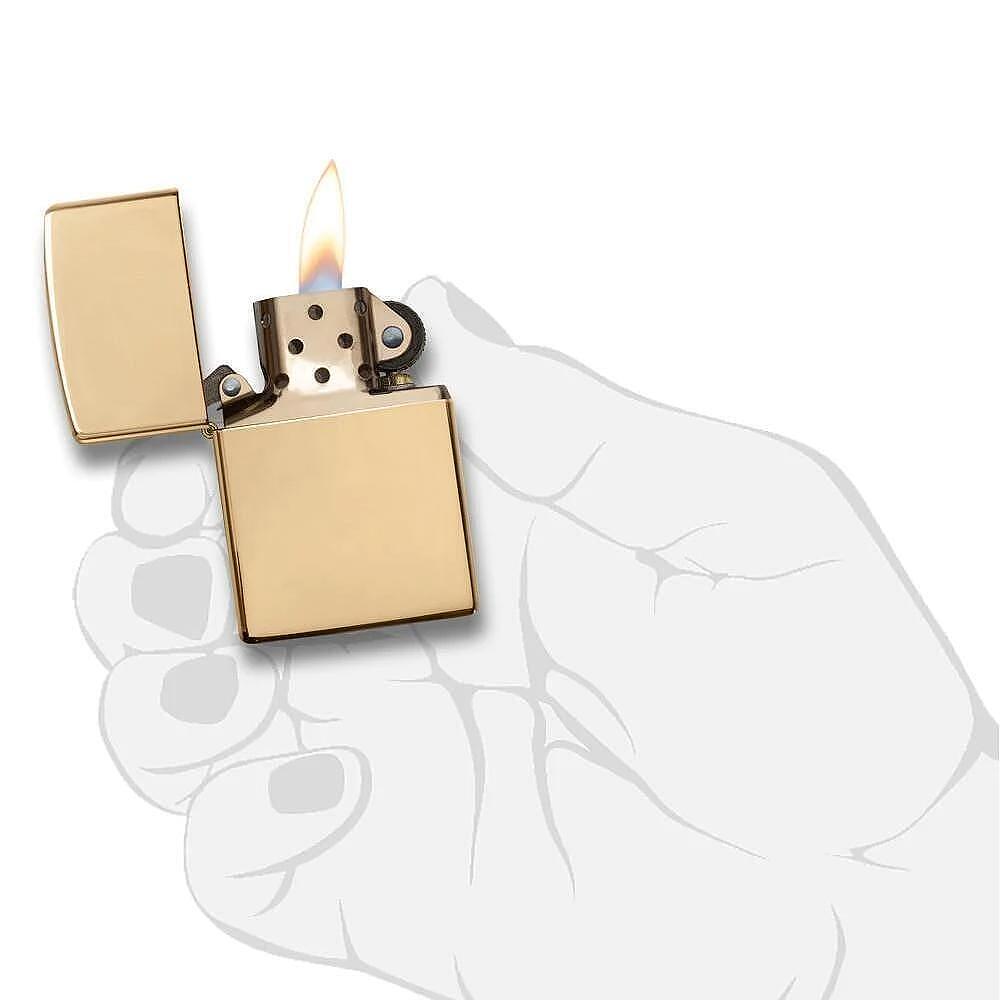 Запалка Zippo 254B High Polish Brass