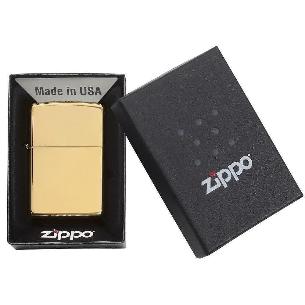 Запалка Zippo 254B High Polish Brass
