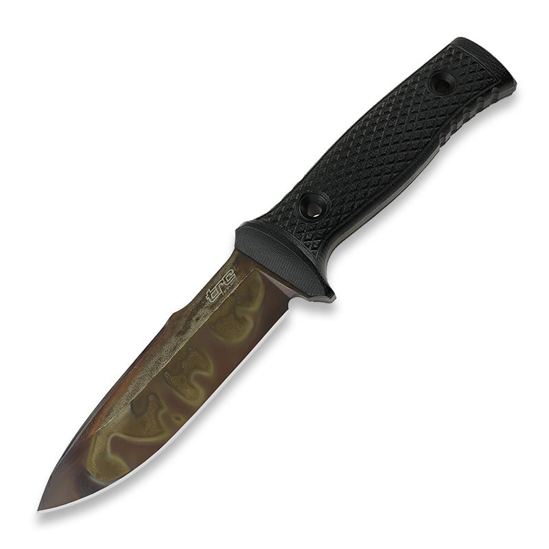 Нож TRC M-1SL M390 Apocalyptic Finish Micarta Black