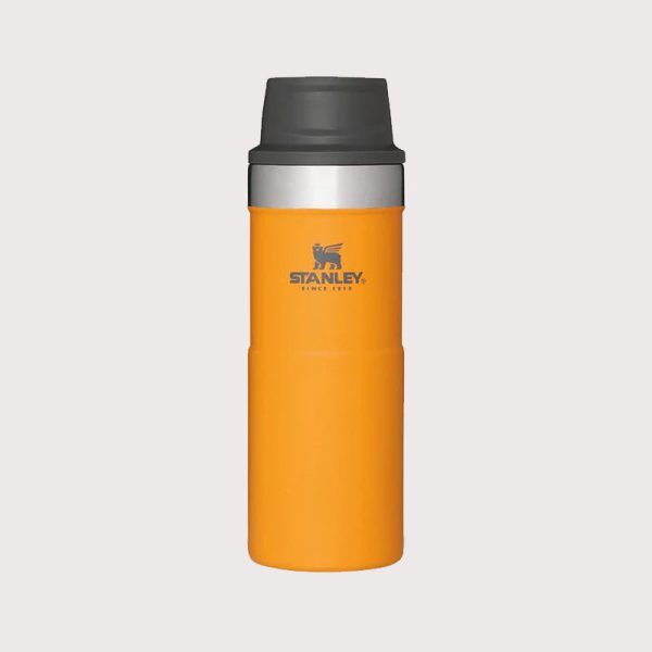 Термо чаша за път Stanley Trigger Action Travel Mug 0.35L Saffron