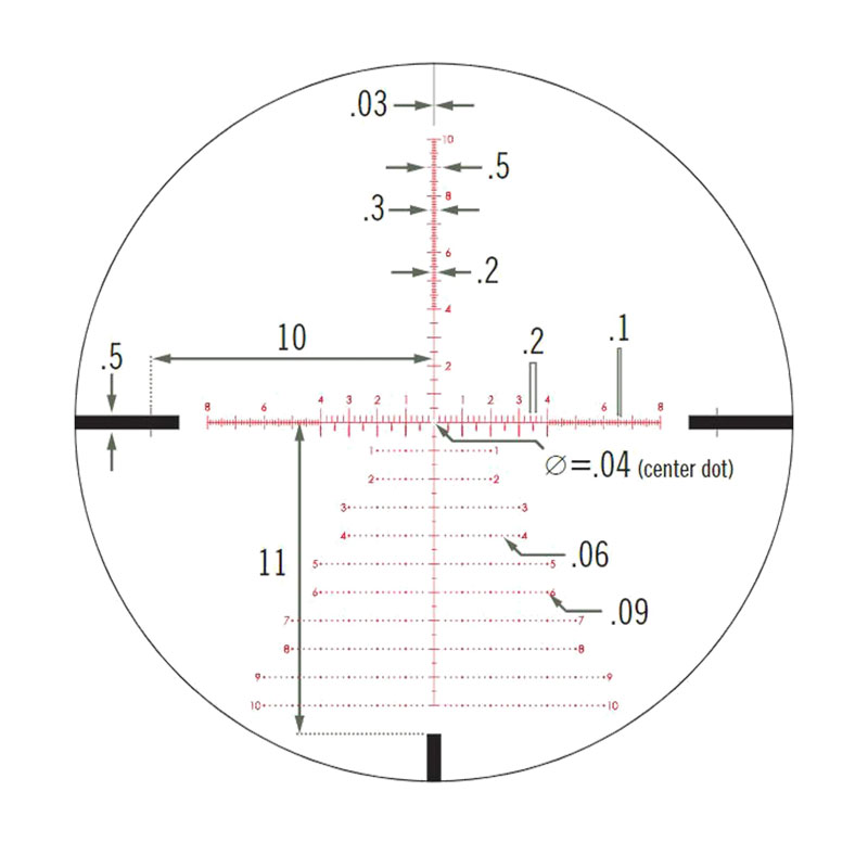 Оптика Vortex Strike Eagle 3-18х44 SE-31802 FFP EBR-7C MRAD