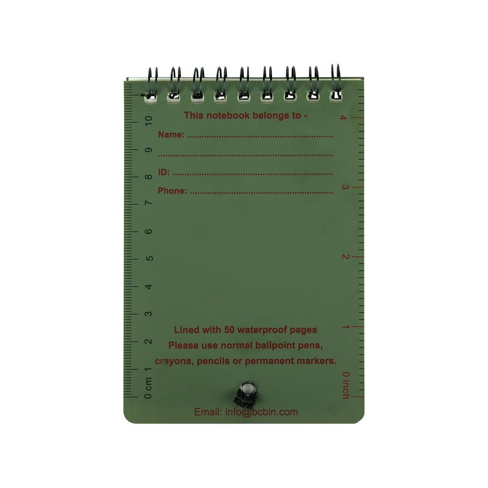 BCB waterproof notebook CD456 3
