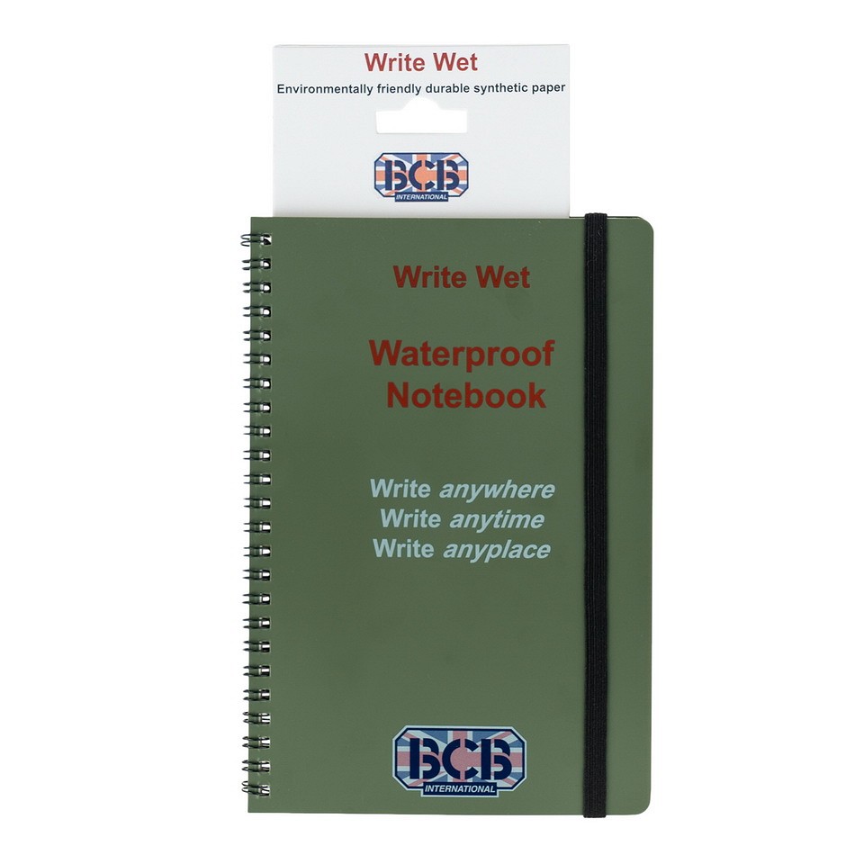 Водоустойчив бележник BCB Waterproof notebook CD457 Green