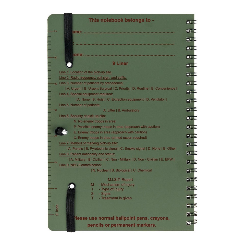 BCB Waterproof notebook CD457 5