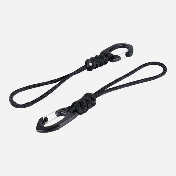 Paracord carabiner JYFPB23 черен