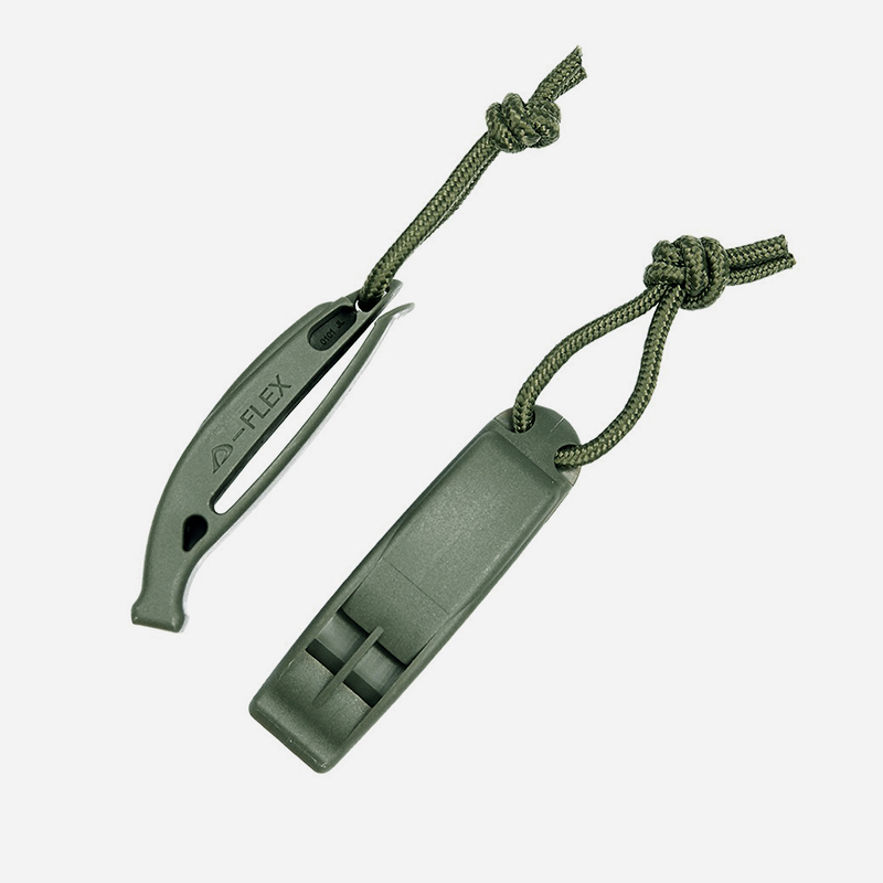 Сигнална свирка 101 INC Tactical Whistle Molle 2 бр Ranger green