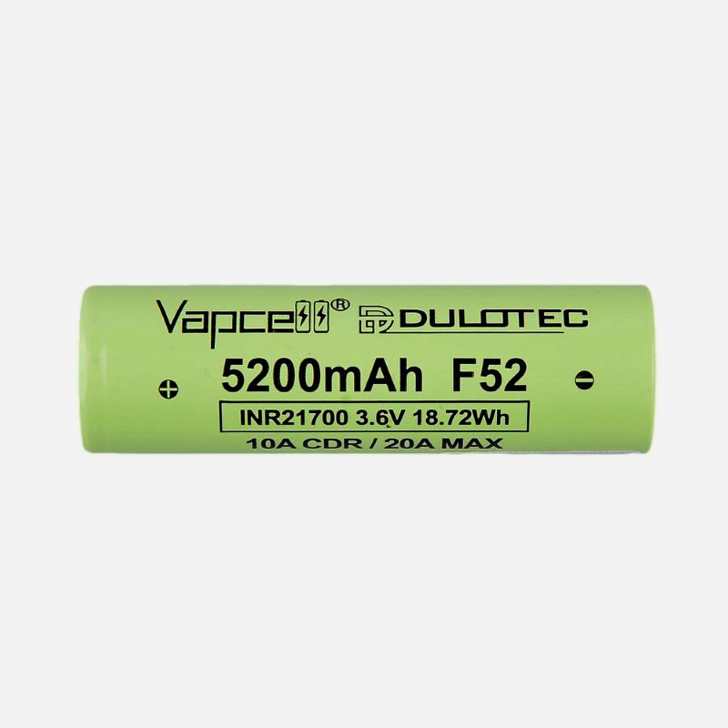 Зарядна батерия VAPCELL 21700 F52 5200mAh 15А