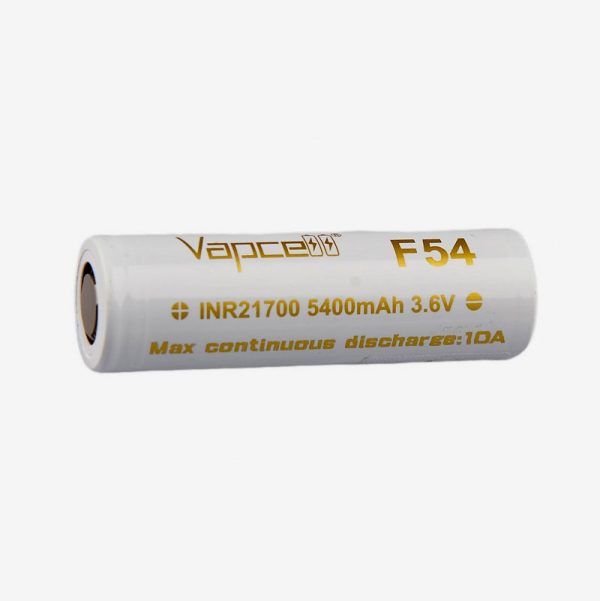 Зарядна батерия VAPCELL 21700 F54 5400mAh 10А