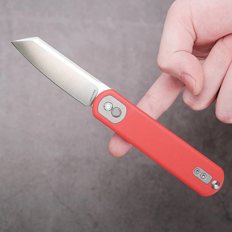 Corgi Trek Lock Knife 14C28N Sheepsfoot red 9