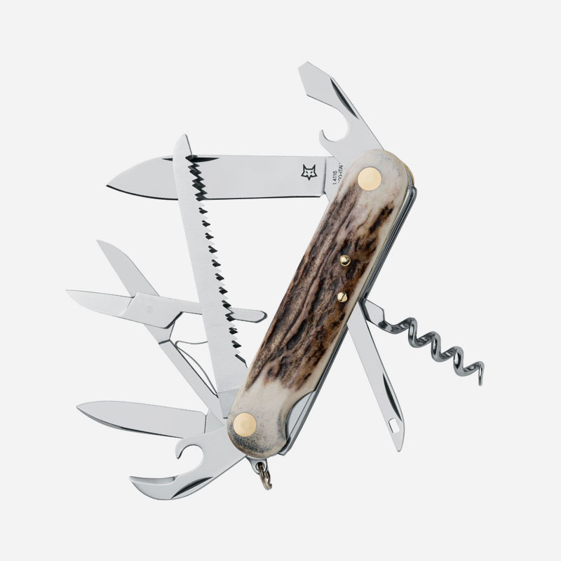 Knife Fox VENATORES Multi tool M390 antler 226/8 SCE