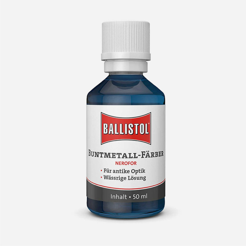 Оксидация Ballistol Nerofor за Мед Месинг Бронз 50ml