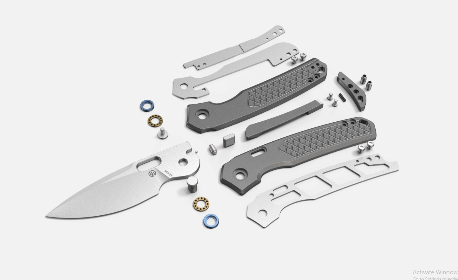 Vosteed Psyop – Top Liner Lock Elmax Titanium 97