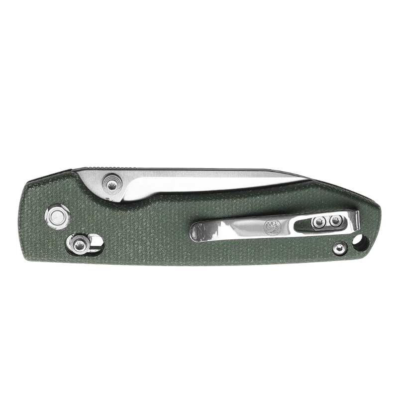 Нож Vosteed Raccoon – Crossbar Lock 14C28N Green Micarta