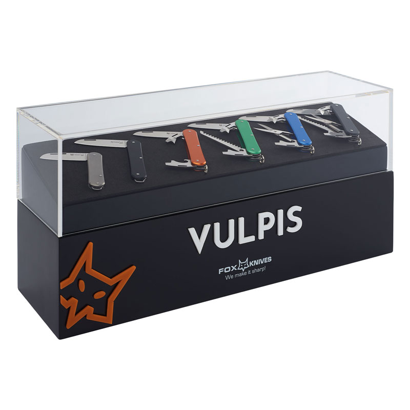 Мултифункционален нож Fox VULPIS F4 N690Co Aluminium Blue