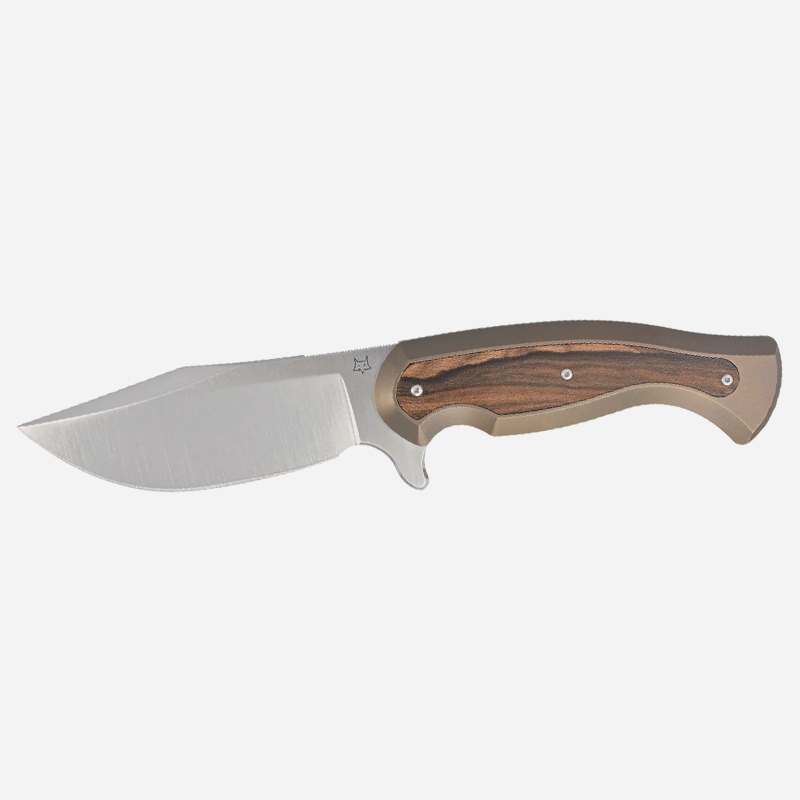 Knife Fox EASTWOOD TIGER Elmax Titanium Ziricote