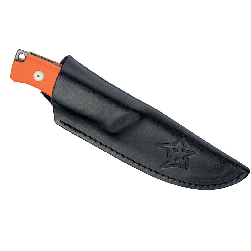 Knife Fox RIFLE RECEIVER Stainless Steel G10 Orange
