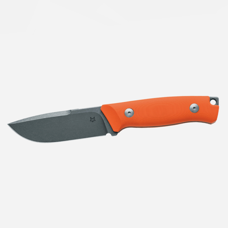 Knife Fox RIFLE RECEIVER Stainless Steel G10 Orange