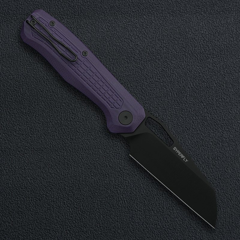 Нож Ironfly SYPERFLY 14C28N G10 Purple