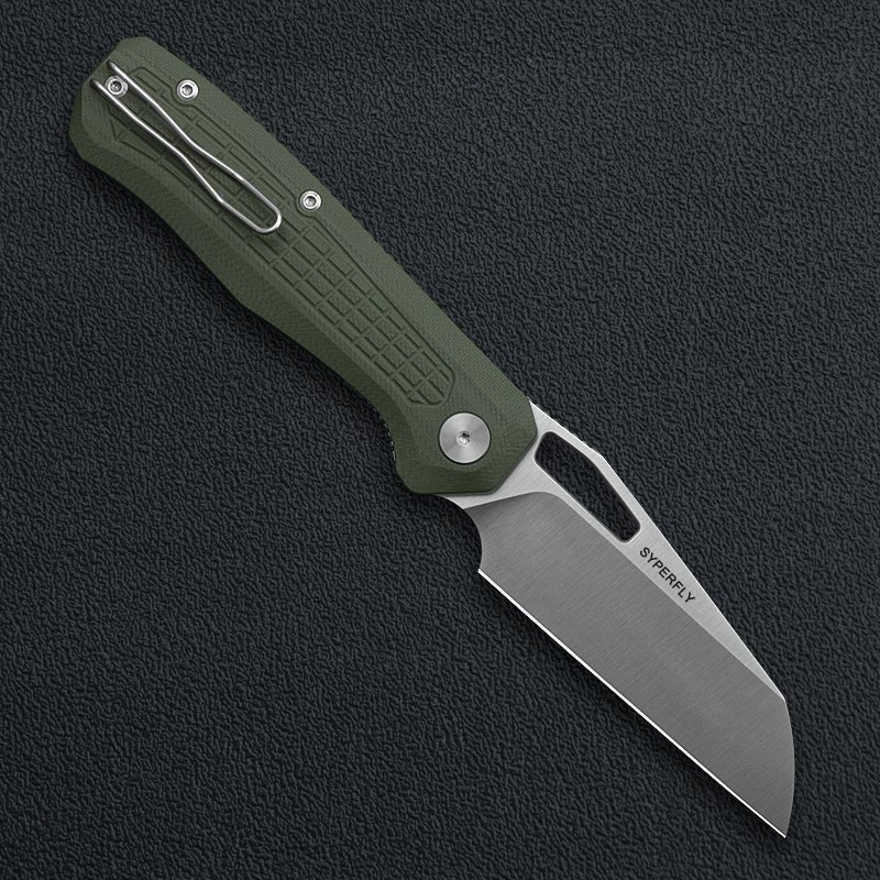 Нож Ironfly SYPERFLY 14C28N G10 Army Green