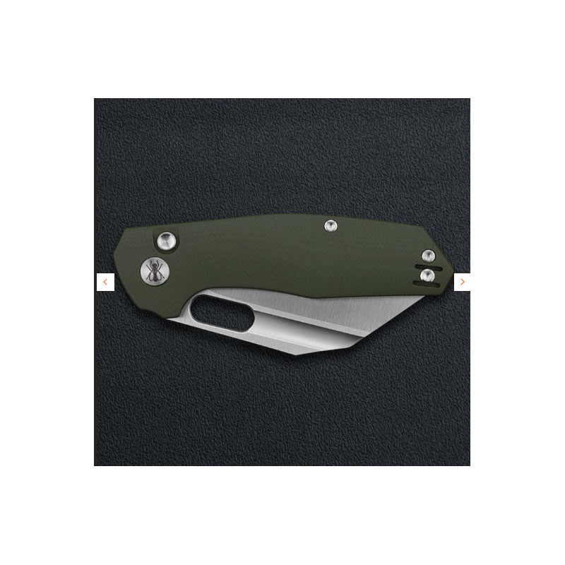 Нож Ironfly Yolo 14C28N G10 green