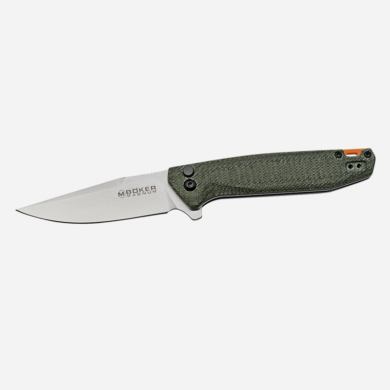 Нож Boker Magnum Border Forest Folder 440A Micarta